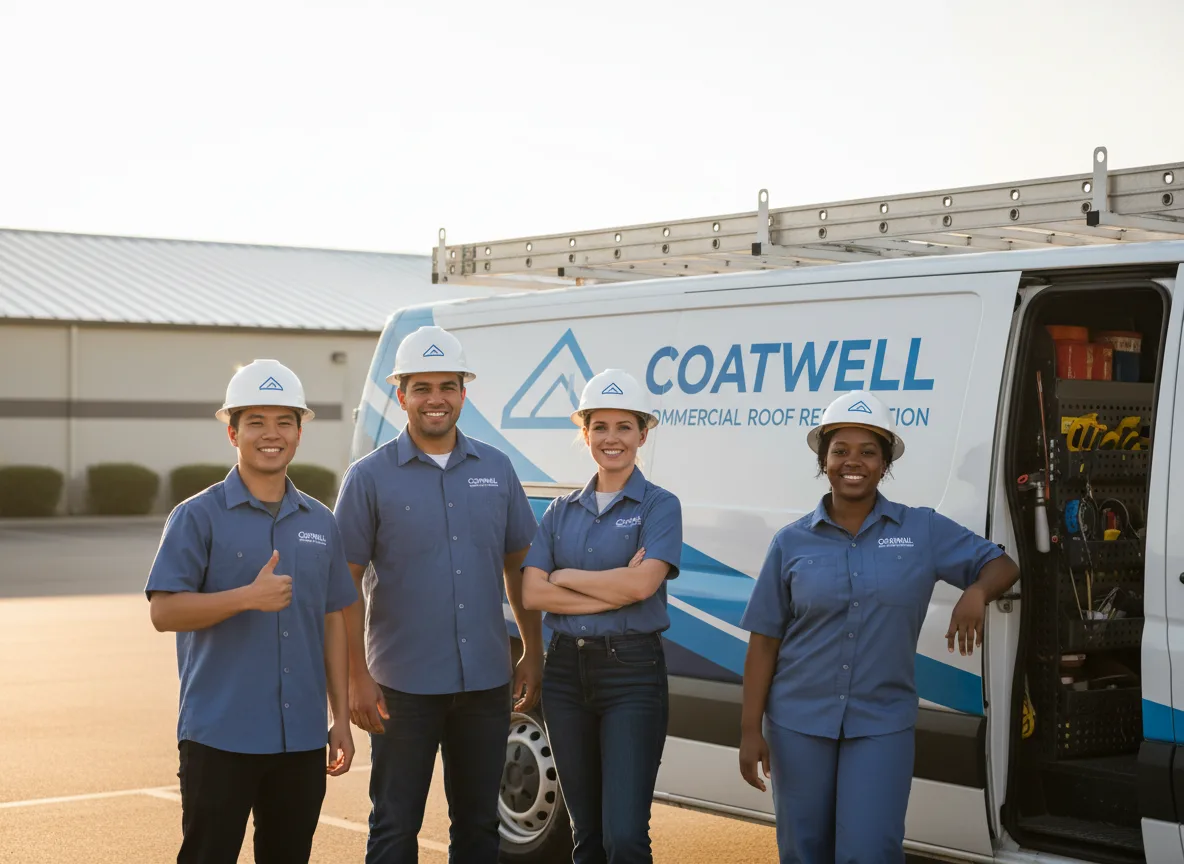 Commercial roof coating company in Siloam, GA